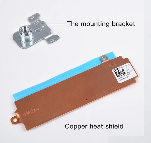 حامل تثبيت القرص الصلب M.2 2280 SSD MHKK8 0MHKK8 مع وسادة حرارية SSD 26X1Y 026X1Y 29GT8 لأجهزة الكمبيوتر المحمول Dell Alienware M15 R5 R6 R7 مقاس 15.6 بوصة in Kuwait