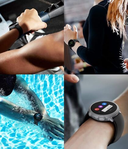 Ringke Air Sports Compatible with Samsung Galaxy Watch Active 2 44mm Case, Thin Soft Flexible Rugged TPU Raised Bezel Frame Protective Cover for Galaxy Watch Active2 - Matte Clear in Kuwait