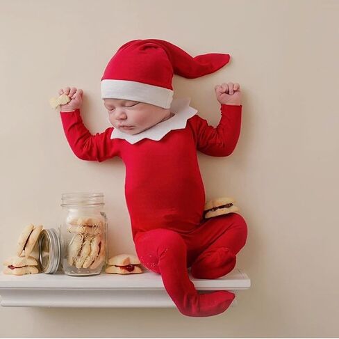 Zeroest Chrismas Newborn Photography Props Boy Girl Photoshoot in Kuwait