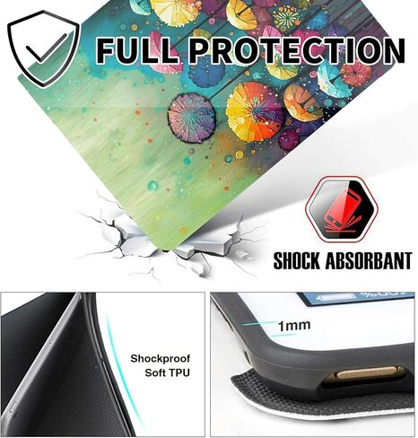 for Kindle Paperwhite Case,Shockproof Slim PU Leather Stand Cover with Auto Sleep/Wake for Amazon Kindle Paperwhite Signature Edition (11th Generation-2021 Release),Moon Wild Floral in Kuwait