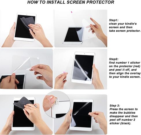 for Kindle 10th Generation Case Clear and Screen Protector 2019 Realease 6 Inch,Amazon Funda Pare 10 Gen 6in Basic Cover Skin Slim Matte Screen Protective Accessories-Only Fit Kindle Modle NO. J9G29R in Kuwait