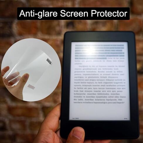 for Kindle 10th Generation Case Clear and Screen Protector 2019 Realease 6 Inch,Amazon Funda Pare 10 Gen 6in Basic Cover Skin Slim Matte Screen Protective Accessories-Only Fit Kindle Modle NO. J9G29R in Kuwait