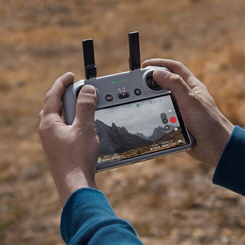 وحدة التحكم عن بعد RC 2 الأصلية لطائرات DJI Air 3/Mini 4 Pro بدون طيار، معالج الجيل التالي، ناقل حركة O4 بطول 20 كم، شاشة FHD 5.5 بوصة، هوائيات 2T4R، وحدة تحكم ذكية للطائرات بدون طيار، خفيفة وصغيرة الحجم in Kuwait