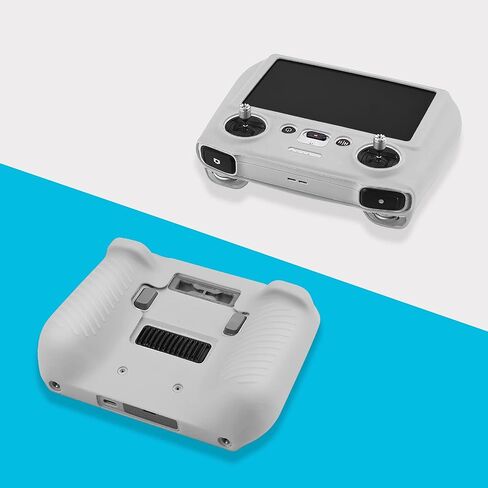 غطاء حماية من السيليكون Mini 3 Pro RC Control + طبقة حماية للشاشة من الزجاج المقوى (قطعتان) + حبل للرقبة/حزام لملحقات DJI Mini 3 Pro/Mini 3/Mavic 3 Classic/Mavic 3 Pro in Kuwait