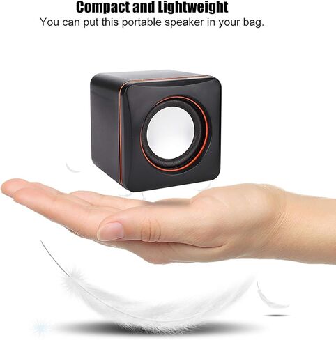 مكبر صوت للكمبيوتر الشخصي، مكبر صوت ستيريو بنمط مكعب سطح المكتب مقاس 3.5 ملم للكمبيوتر المحمول (قناتان) in Kuwait
