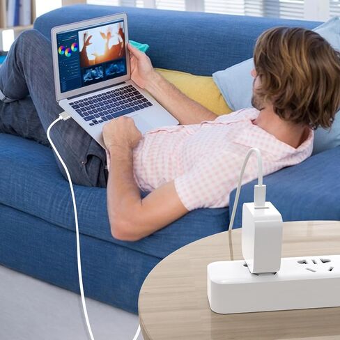 كابل Aurioen 140 واط USB-C إلى كابل مغناطيسي 3، كابل شحن آمن متوافق مع MacBook Pro 2021 M1 Pro & Max 14" 16"، MacBook Air 2022 M2، MacBook Pro 2023 M2 Pro & Max 14" 16" - 6.6 قدم in Kuwait