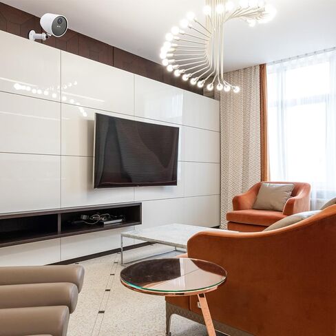 4 قطع حامل جداري قابل للتعديل لكاميرا الأمان SimpliSafe، دعامة تثبيت تدور 360 درجة لكاميرا المراقبة SimpliSafe، حامل حائط للكاميرا الداخلية الخارجية، أبيض (الكاميرا غير متضمنة) in Kuwait