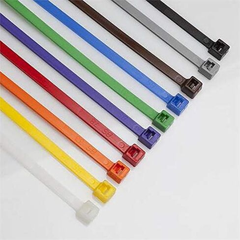 4 Inch Green Zip Ties (100 Pieces) 18lb Strength, Nylon Cable Wire Ties in Saudi Arabia