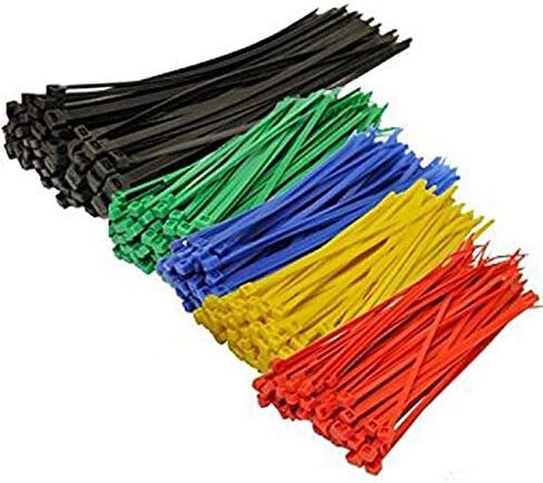 4 Inch Green Zip Ties (100 Pieces) 18lb Strength, Nylon Cable Wire Ties in Saudi Arabia