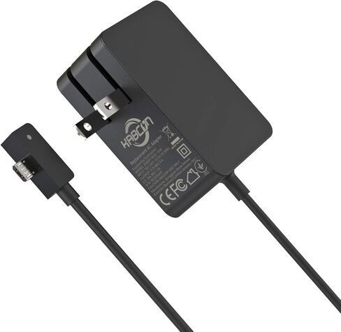 Kabcon Surface Power Supply Adapter 13w 5.2V 2.5A Charger for Microsoft Surface 3 Tablet with 6.5Ft Power Cord Including a Storage Pouch Bag in Kuwait