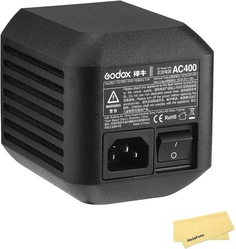 Godox AC400 AC Power Unit, AC Power Unit Source Adapter for for Godox AD400Pro, Compatible for Flashpoint XPLOR400 PRO in Saudi Arabia