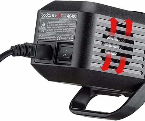 Godox AC400 AC Power Unit, AC Power Unit Source Adapter for for Godox AD400Pro, Compatible for Flashpoint XPLOR400 PRO in Saudi Arabia