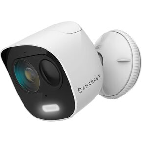 كاميرا أمان خارجية Amcrest SmartHome 1080p WiFi مع ضوء كشاف، إنذار صفارة إنذار مدمج، ضوء ستروب، صوت ثنائي الاتجاه، رؤية ليلية، عرض 133 درجة، مقاومة للطقس IP65، MicroSD والتخزين السحابي الذكي، ADC2W in Kuwait