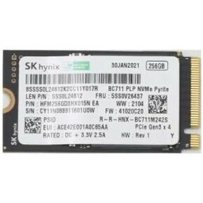 Computer Upgrade King Hynix BC711 (HFM256GD3HX015N) 256GB M.2 2242 PCIe NVMe Internal Solid State Drive (SSD) Bulk OEM Tray in Kuwait