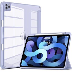 DTTOCASE for iPad Pro 11 Inch 4th/3rd/2nd/1st Generation Case, iPad Air 11-inch / 5th / 4th Generation Case with Clear Back,Pencil Holder,Auto Sleep/Wake,Camera Protection,Azure in Kuwait