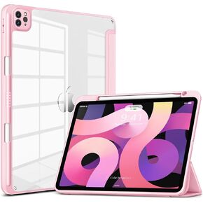 حافظة DTTOCASE لجهاز iPad Air الجيل الخامس / الرابع مقاس 10.9 بوصة (2022/2020)، حافظة iPad Pro مقاس 11 بوصة مع غطاء خلفي شفاف [حامل أقلام مدمج، النوم/الاستيقاظ التلقائي، حماية الكاميرا] - أزرق أرجواني in Kuwait