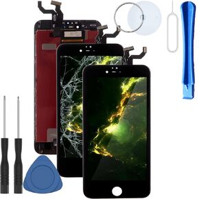 ZTR White for iPhone 6s Plus 5.5 inch LCD Display Touch Screen Digitizer Replacement Full Complete Assembly with Frame Repair Tools Kit in Kuwait