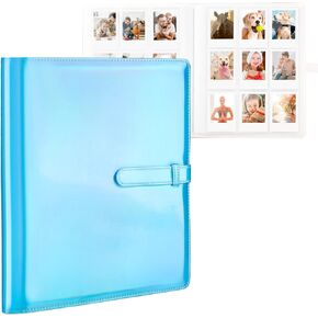 Ablus 360 Pockets Photo Album for Polaroid Snap Touch Zip Mint Cameras Printers, Fujifilm Instax Mini 12 11 9 8+ 8 7S LiPlay Instant Camera Film Printer (Pink)