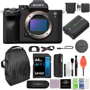Sony a7 IV Mirrorless Digital Camera Bundle with Delkin 64GB SD Card, Backpack & More| Sony Alpha 7 IV in Kuwait