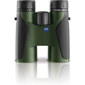 منظار ZEISS Terra ED مقاس 8x42 مقاوم للماء، وتركيز سريع مع زجاج مطلي للوضوح الأمثل في جميع الظروف الجوية لمشاهدة الطيور والصيد ومشاهدة المعالم السياحية، باللون الأسود in Kuwait