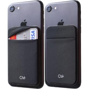 [Two] بطاقات سباندكس وأكمام بطاقات الهاتف الخلوي على محفظة للهواتف الذكية، iPhone 7، 8 Plus، جراب محفظة للهاتف الخلوي Samsung Galaxy 3M لاصق in Kuwait