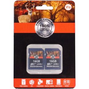 ديلكين ديفايسز كاميرا تريل 16GB SDHC فئة 10-2pk /DDSDTRL-2X16 in Kuwait