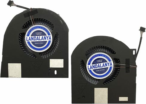 LANDALANYA Replacement New Laptop CPU and GPU Cooling Fan for DELL Precision 7530 M7530 7540 P74F Series MG75090V1-C170-S9A MG75090V1-C160-S9A NS85C13-17G24 NS85C12-17G23 DC5V Fan in Saudi Arabia