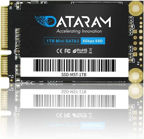 Dataram mSata SSD، محرك أقراص الحالة الصلبة الداخلي Mini Sata (256 جيجابايت) in Kuwait