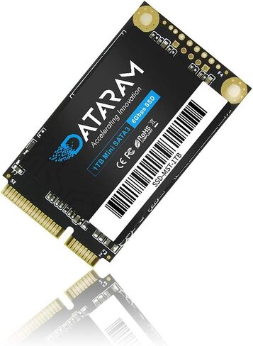 Dataram mSata SSD، محرك أقراص الحالة الصلبة الداخلي Mini Sata (256 جيجابايت) in Kuwait