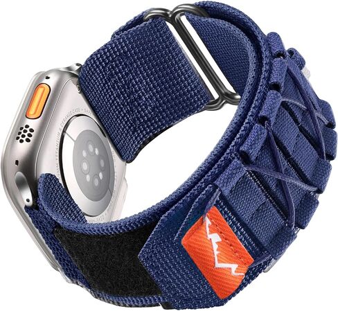 Odbeai Compatible with Apple Watch Ultra 2/Ultra Bands 49mm for Men, Rugged Tactical Nylon Designed Bands Compatible with Apple Watch Bands 45mm 44mm 42mm, Military Sport Loop Strap for iWatch Bands Ultra 2/Ultra/SE 2/SE/Series 9/8/7/6/5/4/3/2/1 in Kuwait