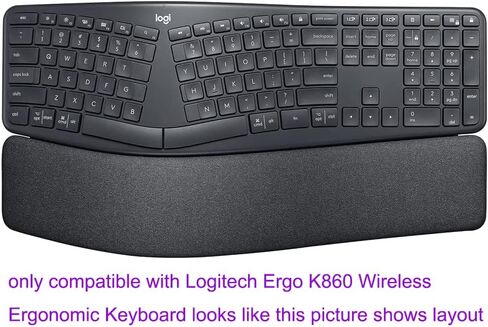Ultra Thin Desktop PC Silicone Clear Keyboard Cover Skin Protector Compatible with Logitech MK710 K710 MK710-RB MK735 Wireless Keyboard (NOT for Other Desktop Keyboards) in Kuwait