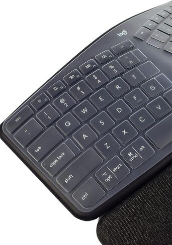 Ultra Thin Desktop PC Silicone Clear Keyboard Cover Skin Protector Compatible with Logitech MK710 K710 MK710-RB MK735 Wireless Keyboard (NOT for Other Desktop Keyboards) in Kuwait