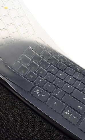 Ultra Thin Desktop PC Silicone Clear Keyboard Cover Skin Protector Compatible with Logitech MK710 K710 MK710-RB MK735 Wireless Keyboard (NOT for Other Desktop Keyboards) in Kuwait