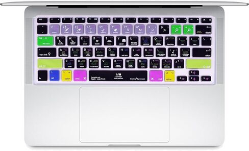 Dogxiong Logic Pro X غطاء لوحة المفاتيح السيليكون المختصرة الوظيفية لجهاز MacBook Air 13 بوصة (معرف بدون لمس)؛ لجهاز ماك بوك برو 13، 15 (قبل 2015) in Kuwait