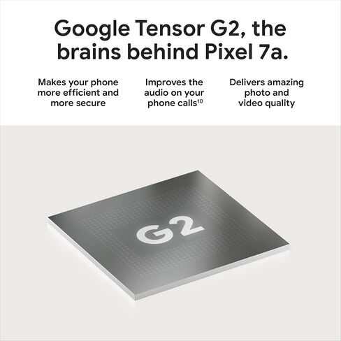 Google Pixel 7a - Unlocked Android Cell Phone - Smartphone with Wide Angle Lens - 128 GB -  Sea with Pixel Buds A-Series - Wireless Earbuds - Headphones with Bluetooth - Charcoal in Kuwait