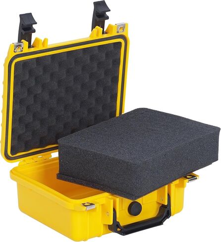 MEIJIA Portable All Weather IP67 Waterproof Protective Case,Hard Camera Case,Dry Case with Customizable Foam,Fit Use Of Drones,Camera,Equipments,10.62 x9.68x4.87inches in Saudi Arabia