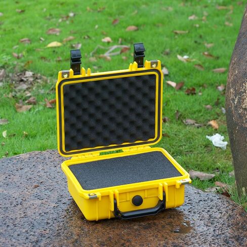 MEIJIA Portable All Weather IP67 Waterproof Protective Case,Hard Camera Case,Dry Case with Customizable Foam,Fit Use Of Drones,Camera,Equipments,10.62 x9.68x4.87inches in Saudi Arabia