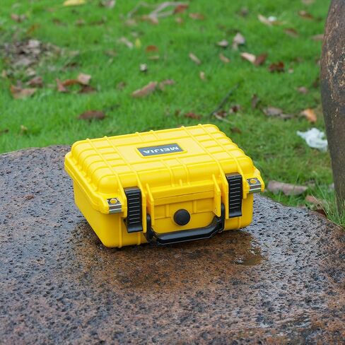 MEIJIA Portable All Weather IP67 Waterproof Protective Case,Hard Camera Case,Dry Case with Customizable Foam,Fit Use Of Drones,Camera,Equipments,10.62 x9.68x4.87inches in Saudi Arabia