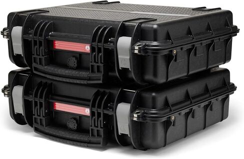 Manfrotto PRO Light Tough 47F، حافظة صلبة للكاميرا، حقيبة التصوير الفوتوغرافي والفيديو، حجم حقيبة اليد، حقيبة مبطنة مع إغلاق محكم وإسفنجة مكعبة مسبقًا، IP67، مقاوم للغبار، مقاوم للماء in Kuwait