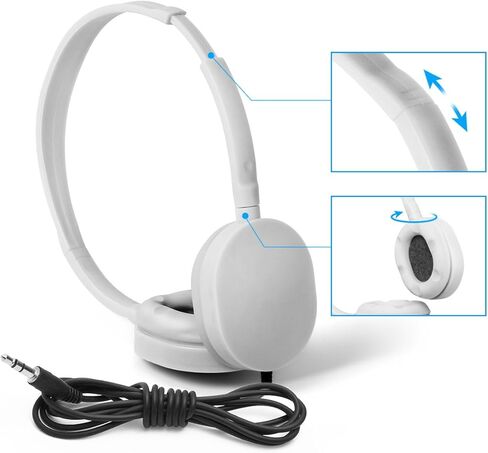 Wholesale Bulk Low Cost Earphone Earbuds Headphones (KHP-50) 50 Pack Wholesale Headphone for School,Airplane,Hospital,Students,Kids and Adults in Kuwait