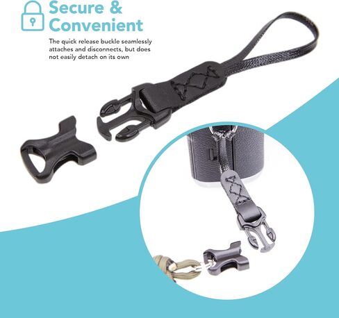 Foto&Tech 2-Piece Quick Release QD Loop Connector to Neck Strap for Compact, Point-and-Shoot Cameras in Saudi Arabia