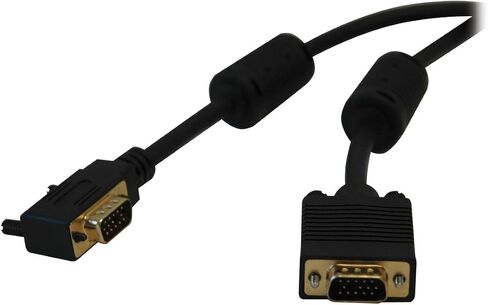 TRIPP LITE VGA Coax Right Angle Monitor Cable High Resolution Cable with RGB Coax (HD15 M/M) 25-ft.(P502-025-RA) in Kuwait