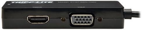 Tripp Lite Keyspan Mini DisplayPort to VGA/DVI/HDMI, All-in-One DP 1.2 Converter Adapter, Thunderbolt 1 & 2 Compatible, 4K HDMI 30Hz, Black, 3 Year Warranty (P137-06N-HDV-4K) in Kuwait