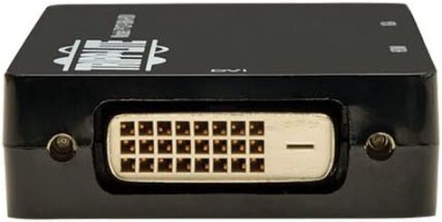 Tripp Lite Keyspan Mini DisplayPort to VGA/DVI/HDMI, All-in-One DP 1.2 Converter Adapter, Thunderbolt 1 & 2 Compatible, 4K HDMI 30Hz, Black, 3 Year Warranty (P137-06N-HDV-4K) in Kuwait