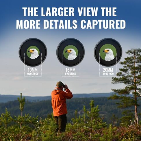 Binoculars for Adults, 20x50 High Powered Binoculars Low Light Night Vision, HD Binoculars Easy Focus and Waterproof, Binoculars for Bird Watching, Hunting, Travel, Cruise Ship, Hiking, Outdoor Sport in Kuwait