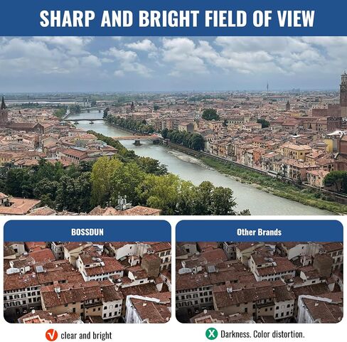 Binoculars for Adults, 20x50 High Powered Binoculars Low Light Night Vision, HD Binoculars Easy Focus and Waterproof, Binoculars for Bird Watching, Hunting, Travel, Cruise Ship, Hiking, Outdoor Sport in Kuwait