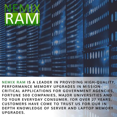ذاكرة DDR4-3200 PC4-25600 2Rx4 RDIMM ECC سعة 768 جيجابايت و12 × 64 جيجابايت مسجلة بواسطة NEMIX RAM in Kuwait
