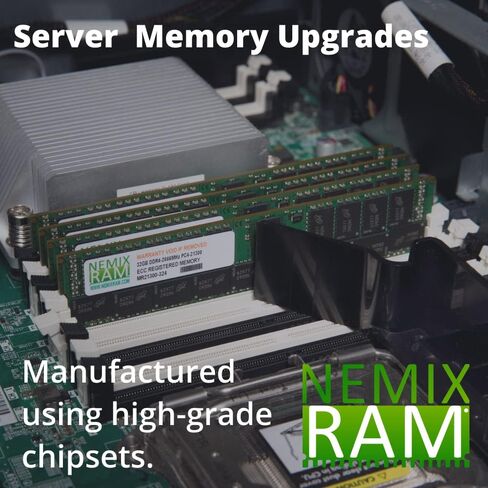 ذاكرة DDR4-3200 PC4-25600 2Rx4 RDIMM ECC سعة 768 جيجابايت و12 × 64 جيجابايت مسجلة بواسطة NEMIX RAM in Kuwait