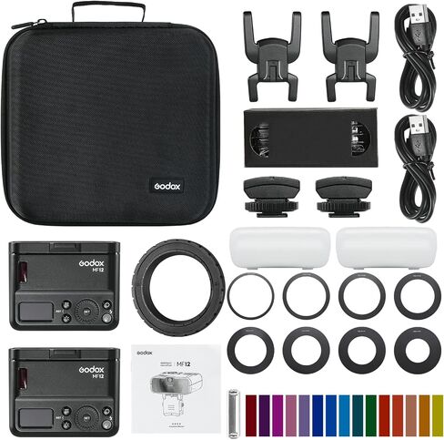 Godox MF12-K2 Macro Flash Kit MF12 2-Light Twin Flash for Canon Nikon Sony in Kuwait