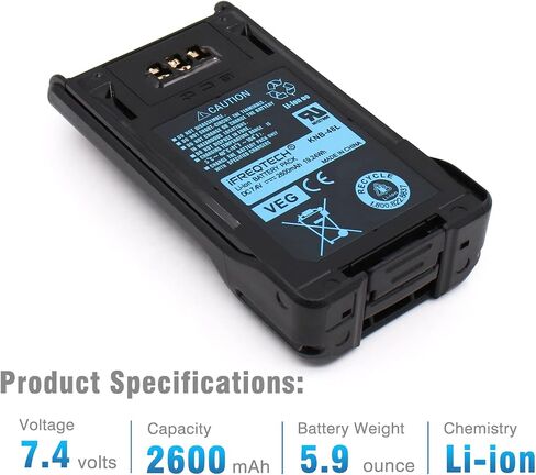 IFREQTECH KNB-48L بطارية ل كينوود TK-5220 TK-5320 NX-200 NX-300 NX200 NX300 NX-200G NX-300G المحمولة اتجاهين الراديو in Saudi Arabia